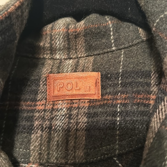 POL | plaid flannel jacket - Picture 9 of 10